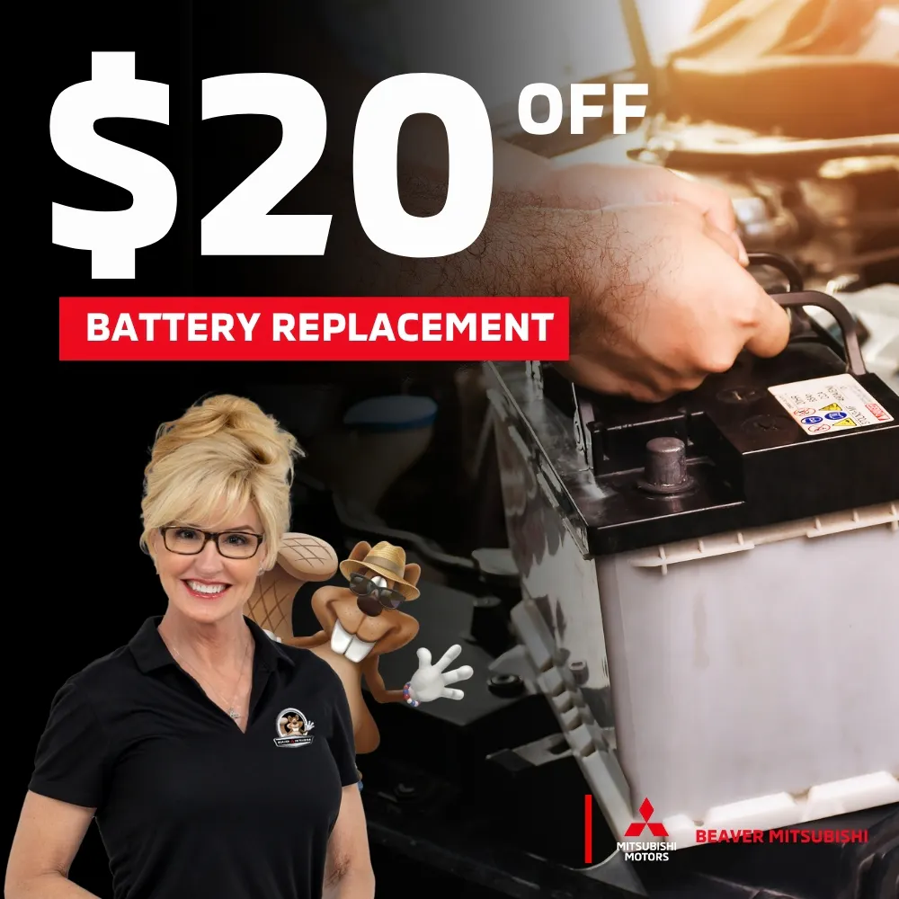 $20.00 Off Battery Replacement | Beaver Mitsubishi