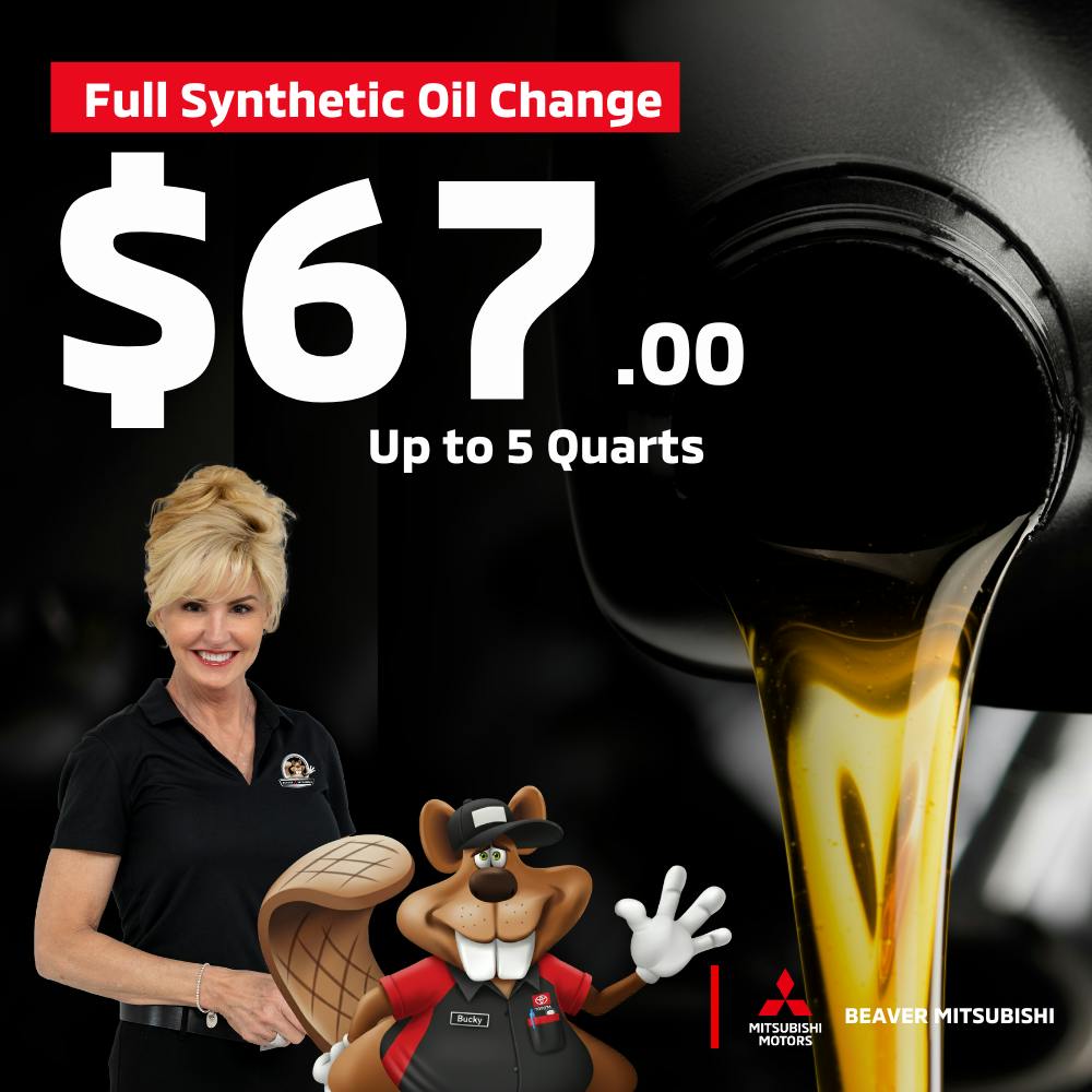 Full Synthetic Oil Change | Beaver Mitsubishi