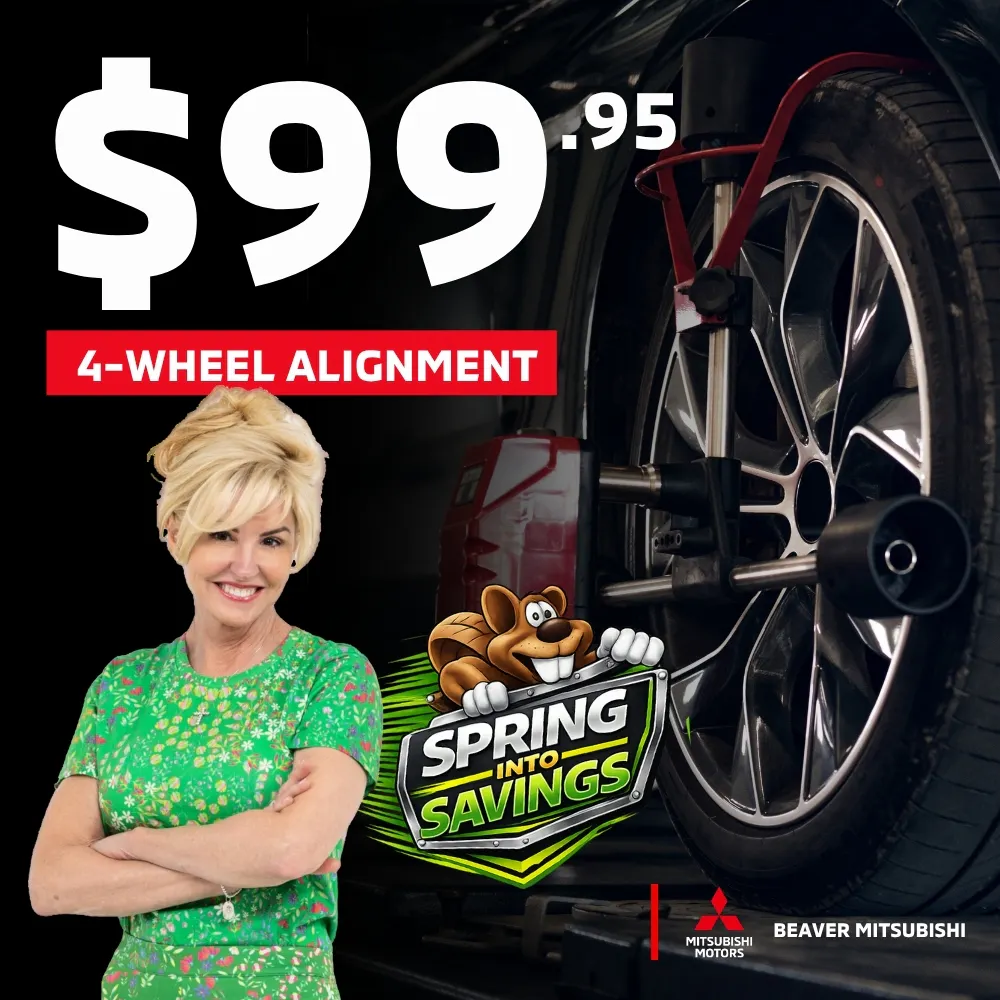 $99.95 4-Wheel Alignment | Beaver Mitsubishi
