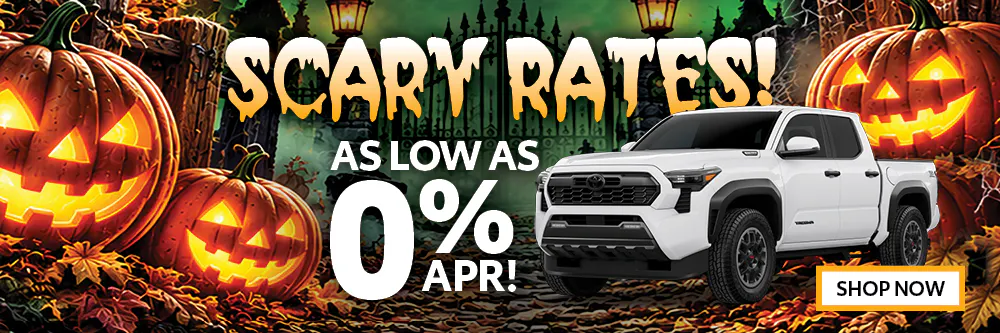 Scary Rates As Low as O% APR | Berge Toyota