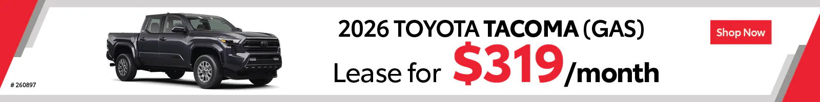 2026 Tacoma gas