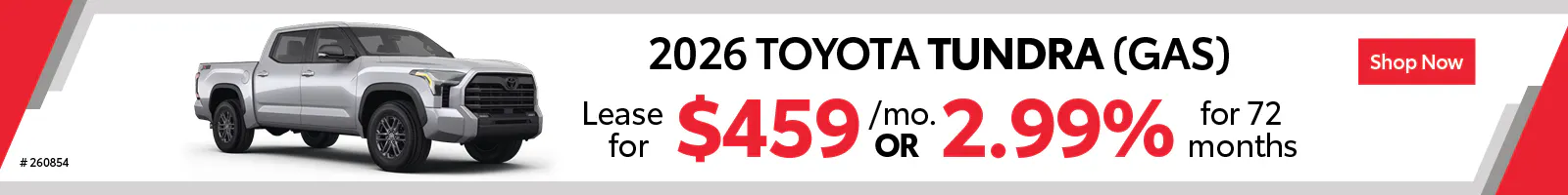 2026 Tundra gas