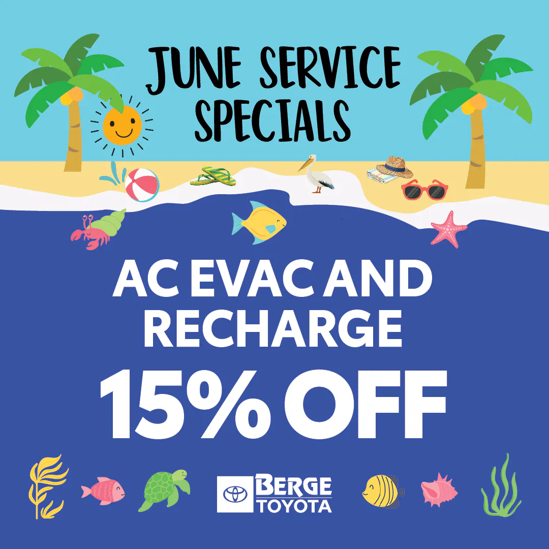 AC Evac and Recharge 15% Off | Berge Toyota