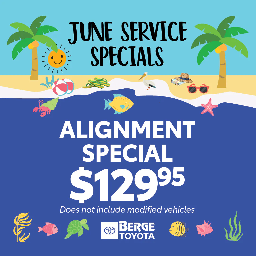 Alignment Special $129.95 | Berge Toyota