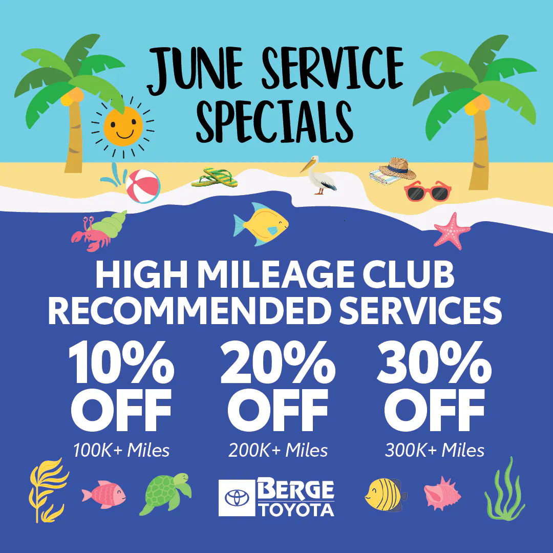 High Mileage Club Recommended Services | Berge Toyota