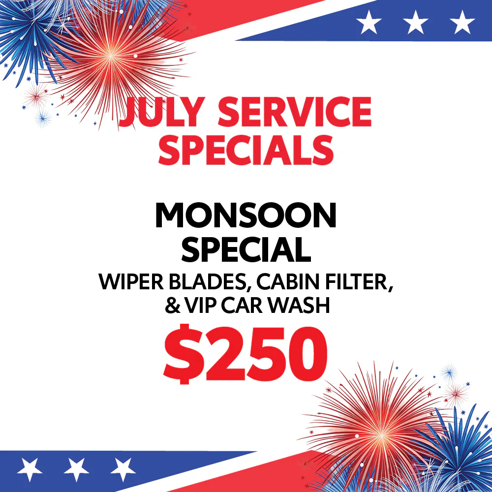 July 2026 Service Specials — Monsoon Special | Berge Toyota