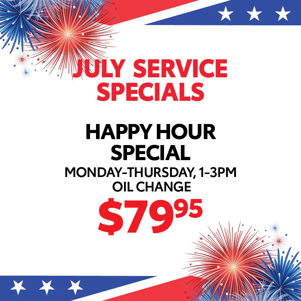July 2026 Service Specials — Happy Hour Special | Berge Toyota