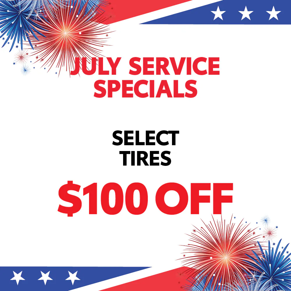 July 2026 Service Specials — Select Tires | Berge Toyota