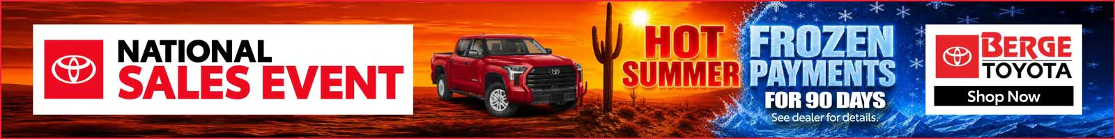 HOT SUMMER… FROZEN PAYMENTS FOR 90 DAYS!