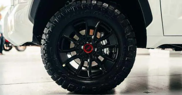 Premium wheels close up
