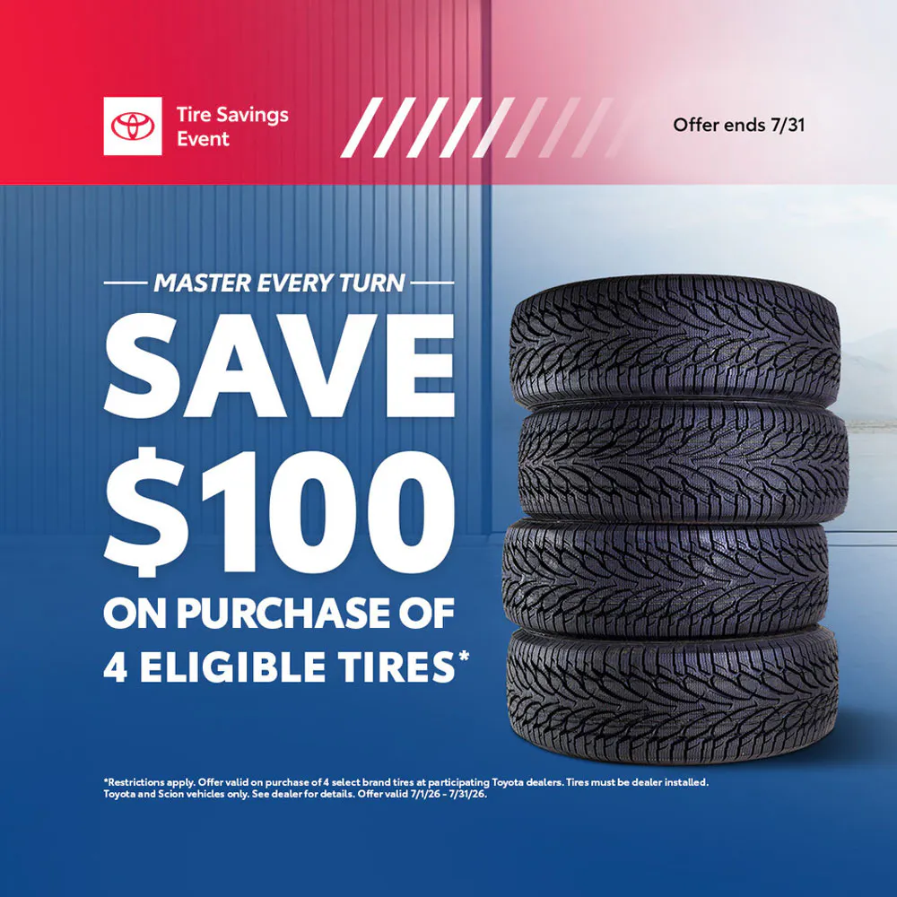 July 2026 – Tire Savings Event | Berge Toyota