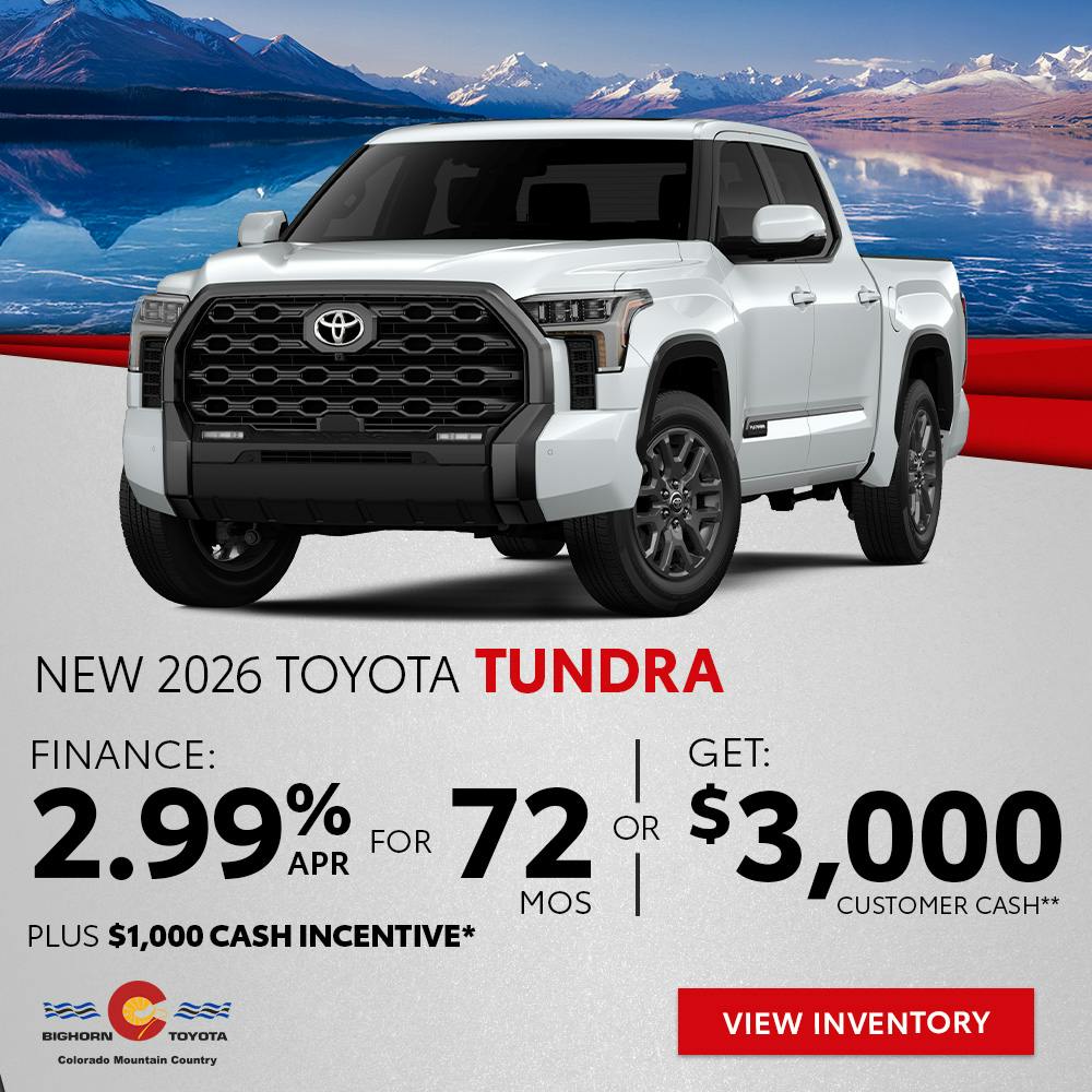 New 2026 Toyota Tundra