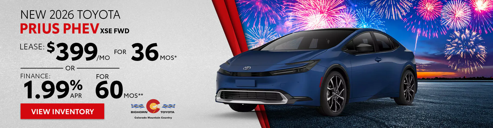 New 2026 Toyota Prius PHEV XSE FWD