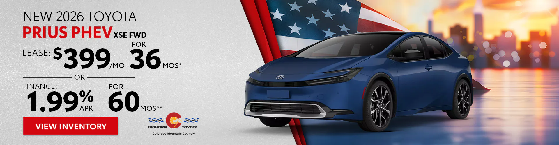 New 2026 Toyota Prius PHEV XSE FWD