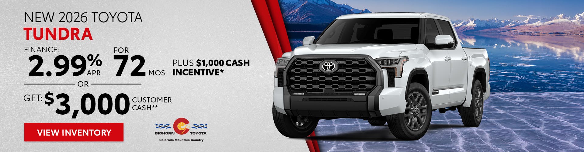 New 2026 Toyota Tundra