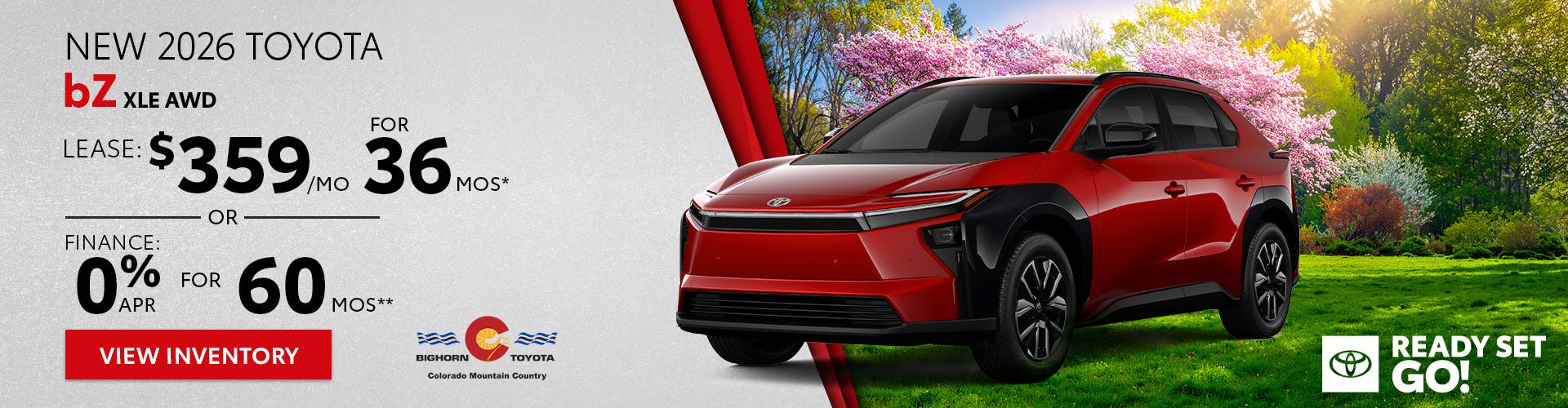 New 2026 Toyota bZ XLE AWD