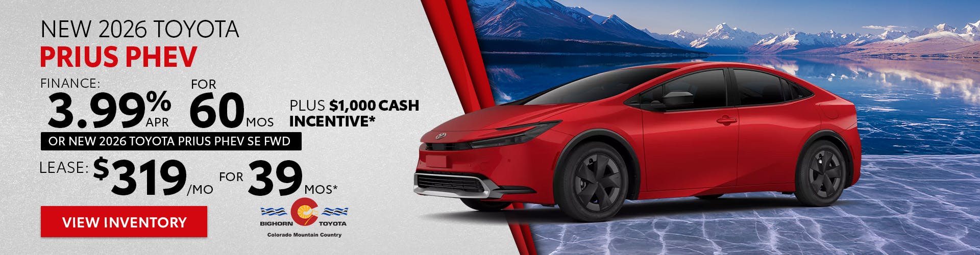 New 2026 Toyota Prius PHEV OR New 2026 Toyota Prius PHEV SE FWD