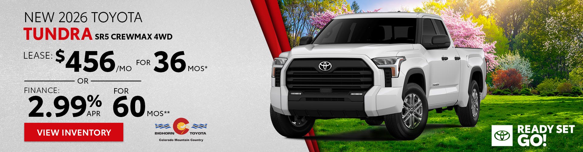 New 2026 Toyota Tundra SR5 CrewMax 4WD