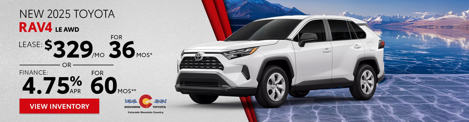 New 2025 Toyota RAV4 LE AWD