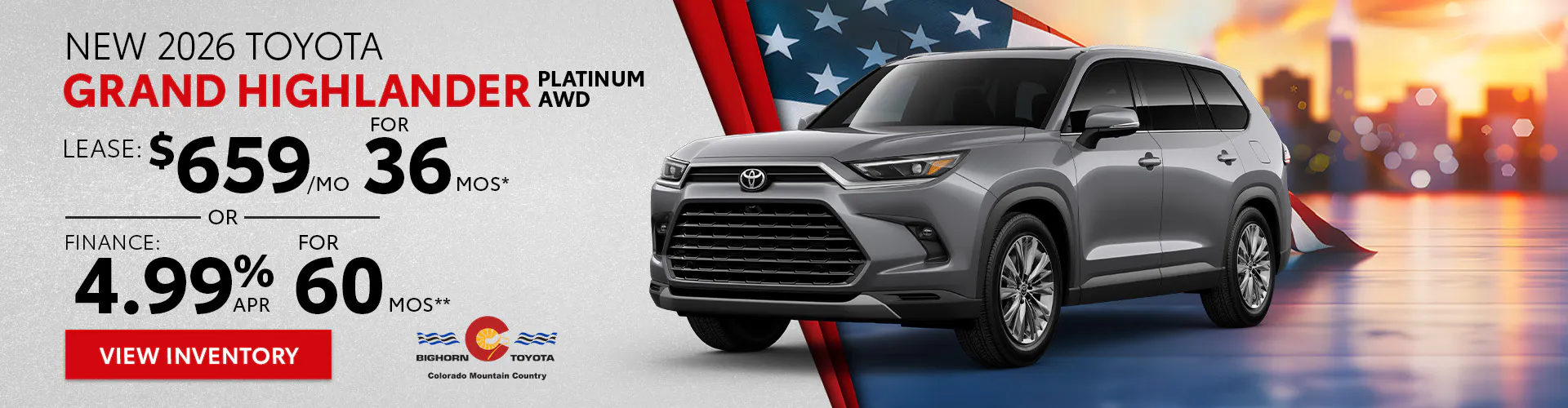 New 2026 Toyota Grand Highlander Platinum AWD