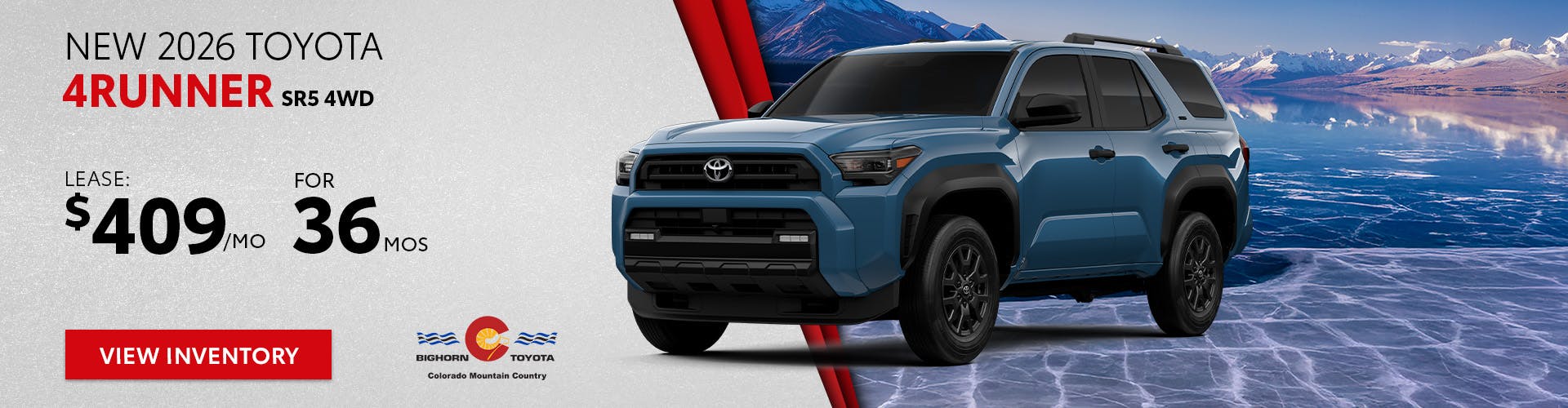 New 2026 Toyota 4Runner SR5 4WD
