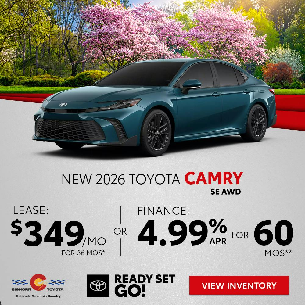 New 2026 Toyota Camry SE AWD