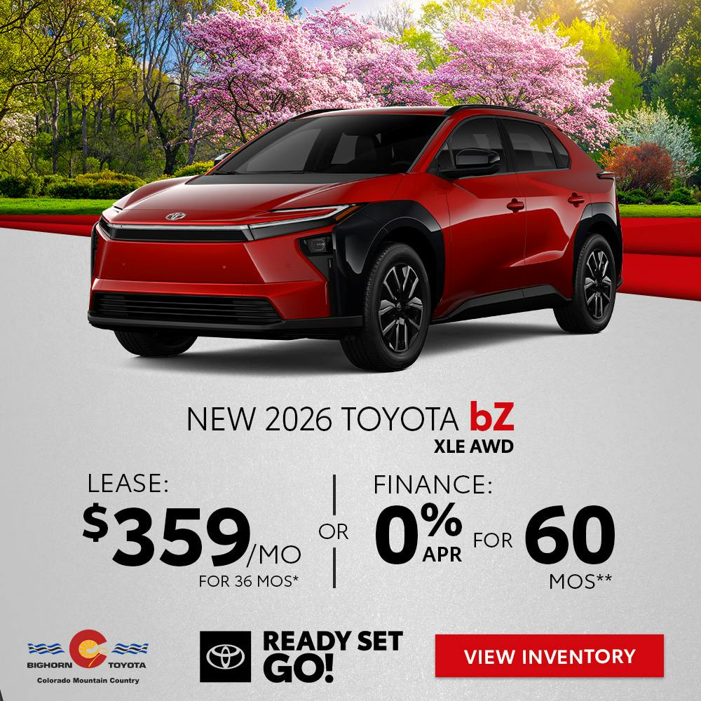 New 2026 Toyota bZ XLE AWD