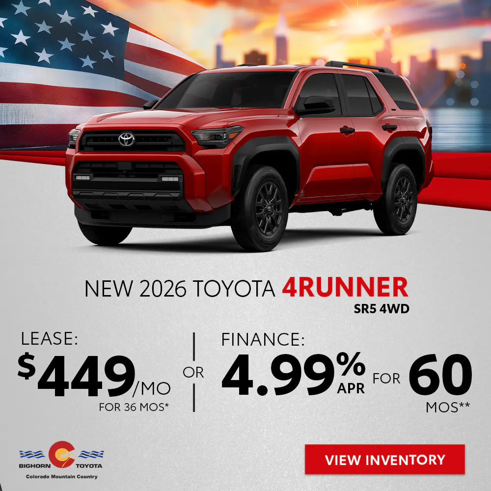 New 2026 Toyota 4Runner SR5 4WD