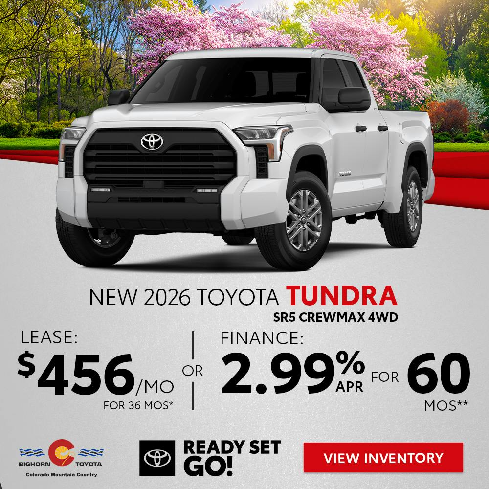 New 2026 Toyota Tundra SR5 CrewMax 4WD