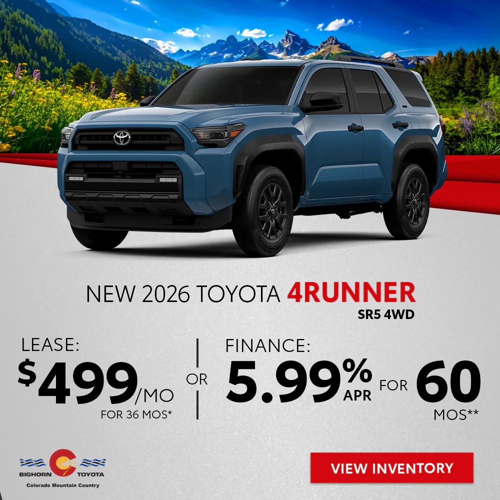 New 2026 Toyota 4Runner SR5 4WD