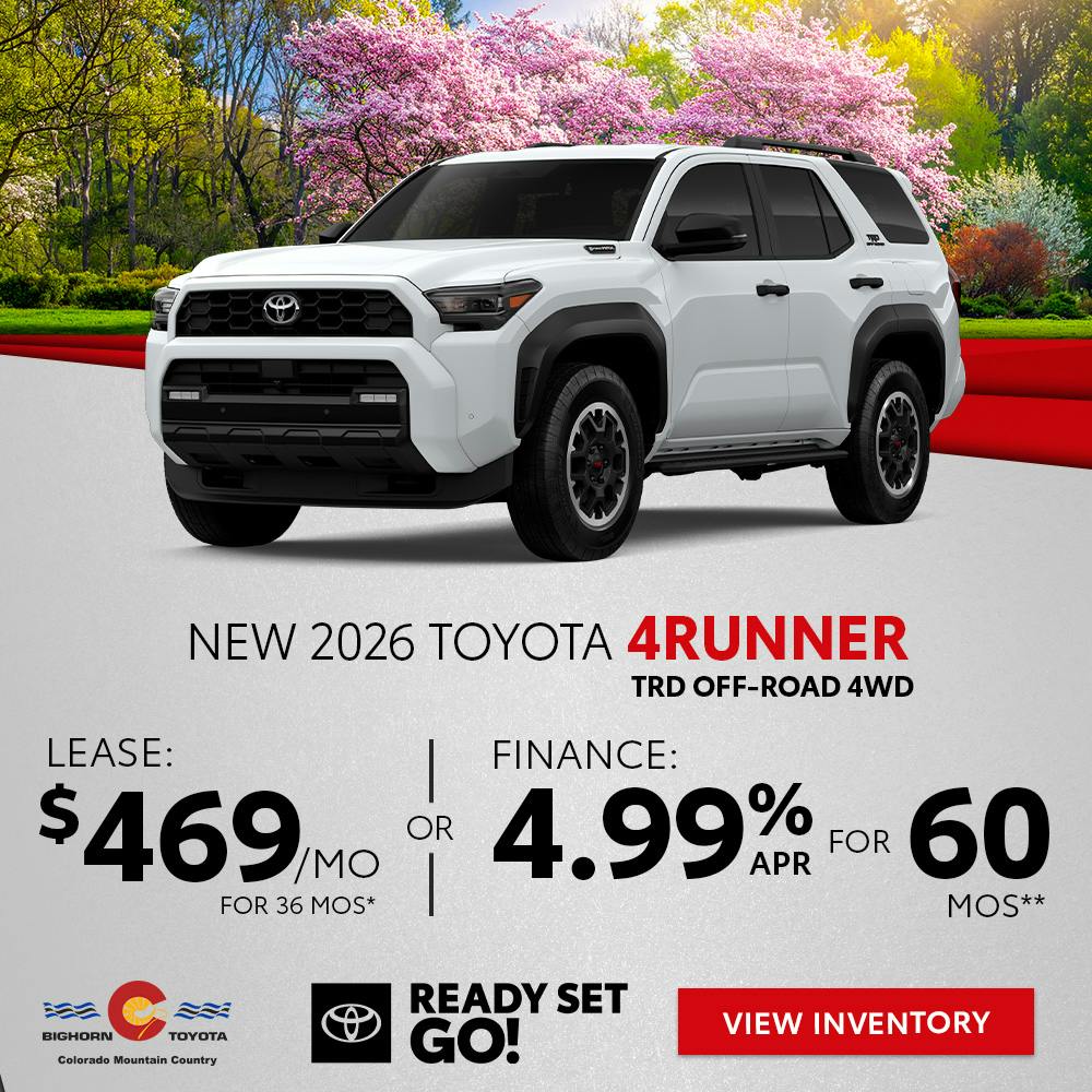 New 2026 Toyota 4Runner TRD Off-Road 4WD