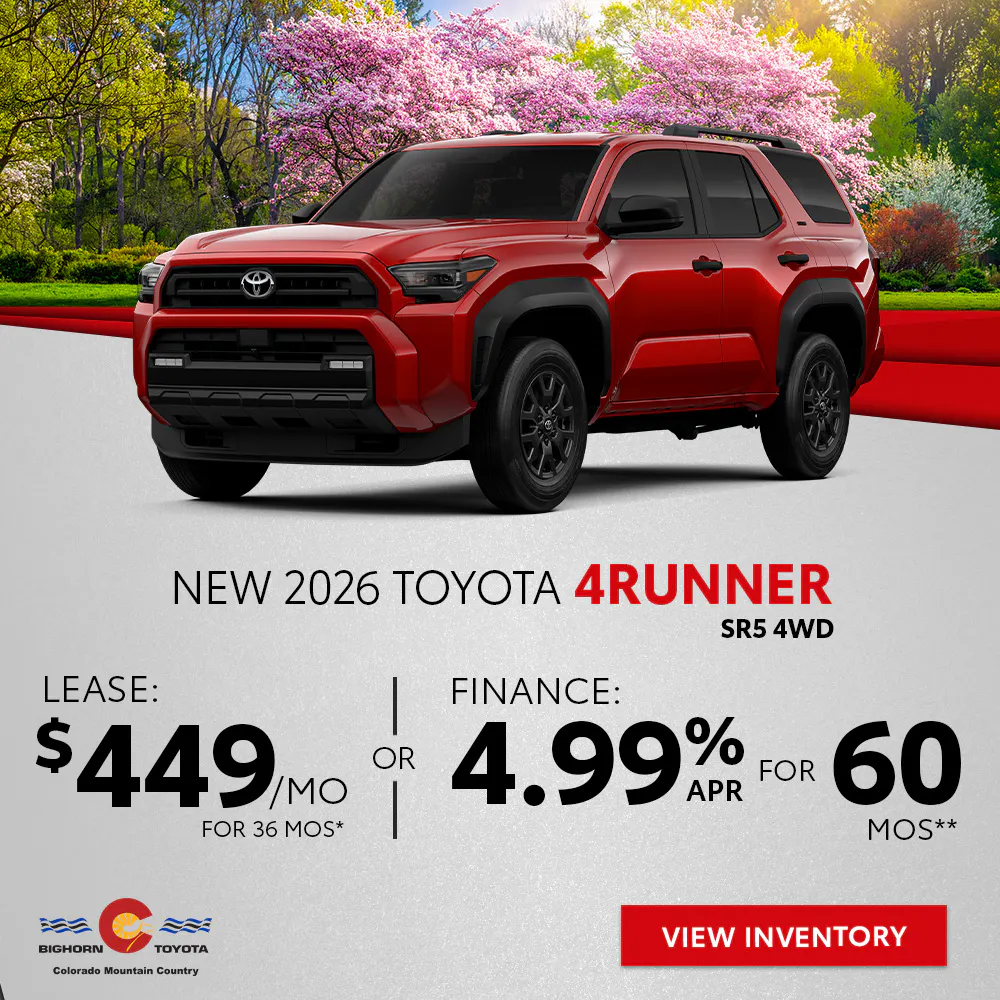 New 2026 Toyota 4Runner SR5 4WD