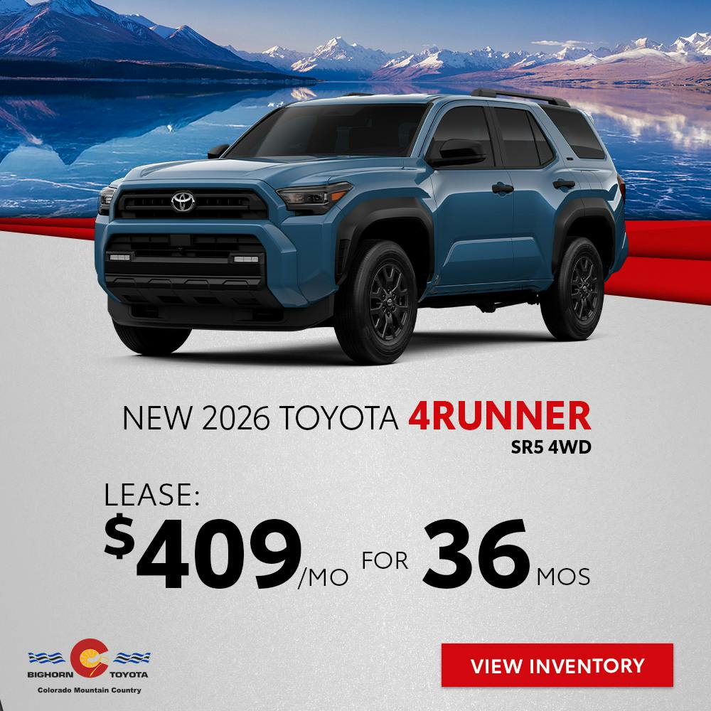 New 2026 Toyota 4Runner SR5 4WD