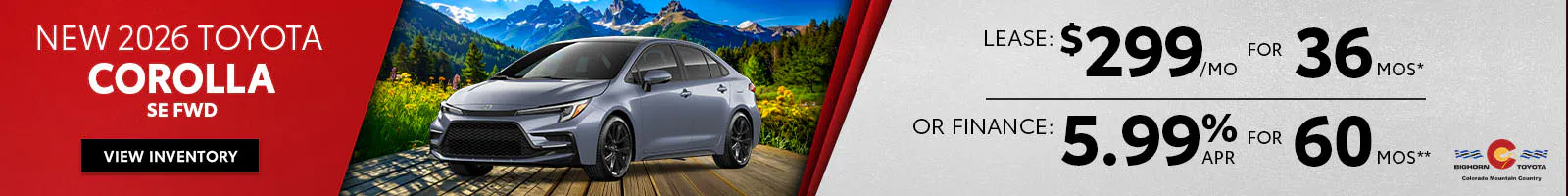 New 2026 Toyota Corolla SE FWD