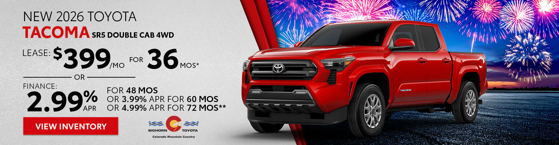 New 2026 Toyota Tacoma SR5 Double Cab 4WD