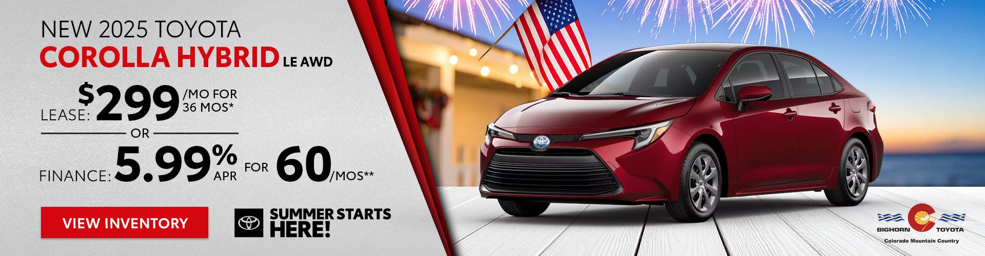 New 2025 Toyota Corolla Hybrid LE AWD