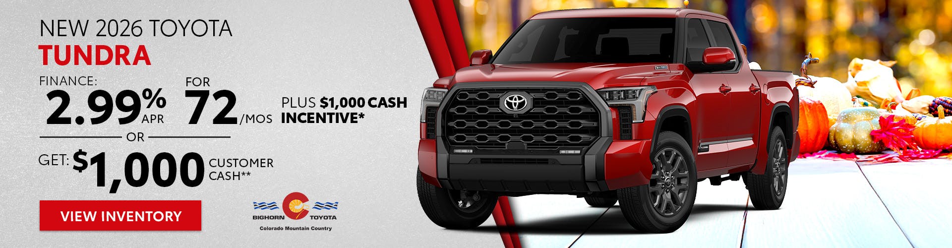 New 2026 Toyota Tundra