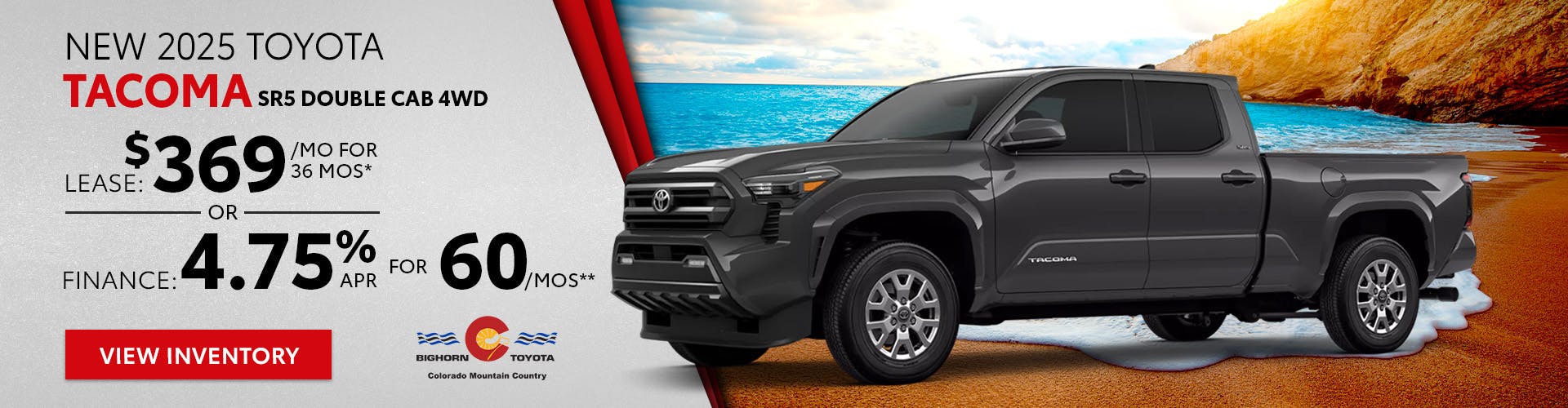New 2025 Toyota Tacoma SR5 Double Cab 4WD