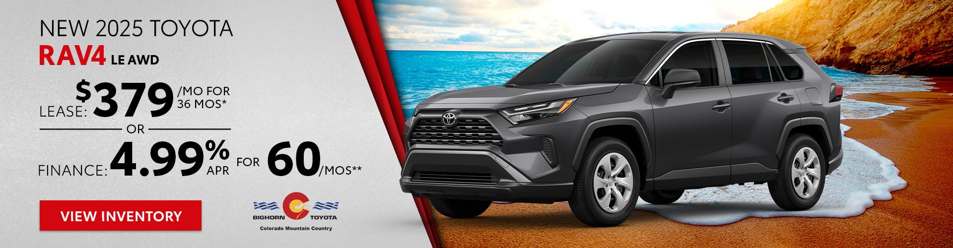 New 2025 Toyota RAV4 LE AWD