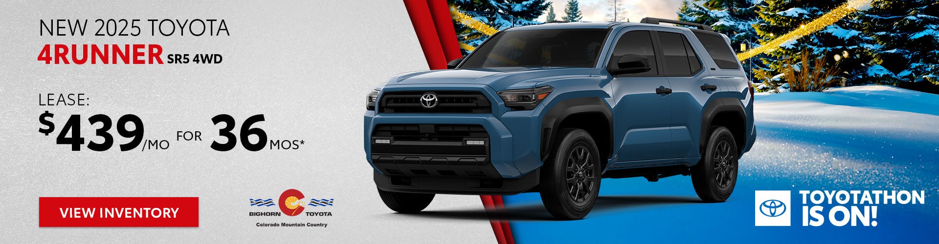 New 2025 Toyota 4Runner SR5 4WD