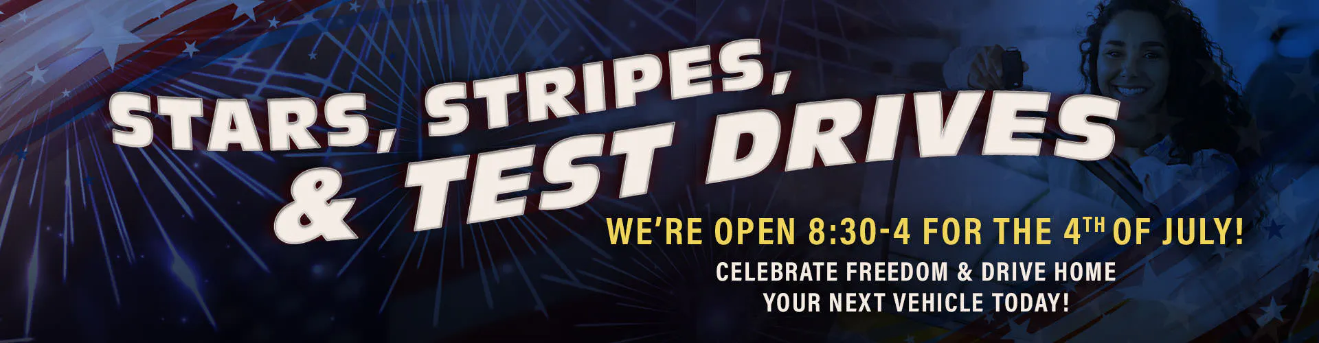 Stars & Stripes & Test Drives