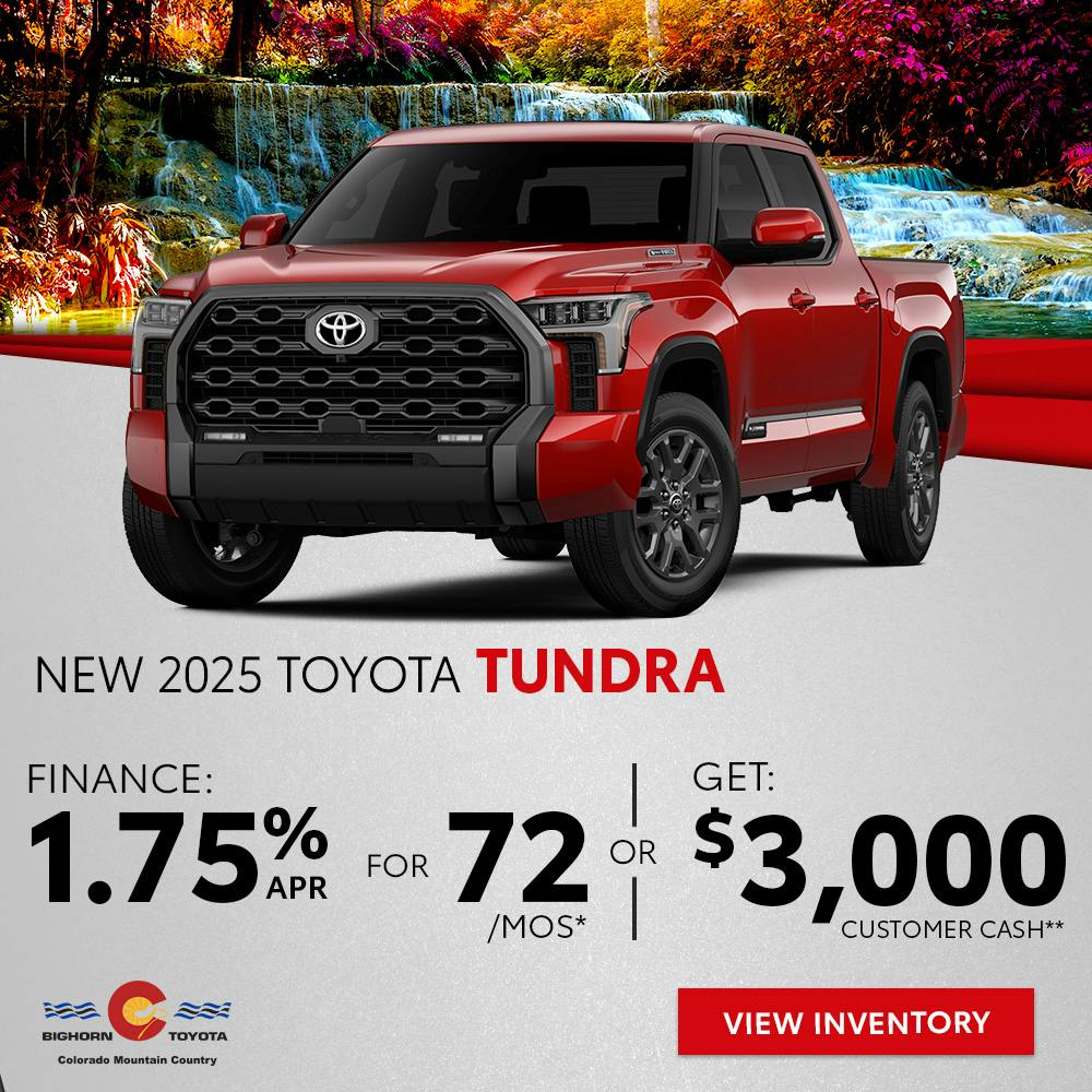 New 2025 Toyota Tundra