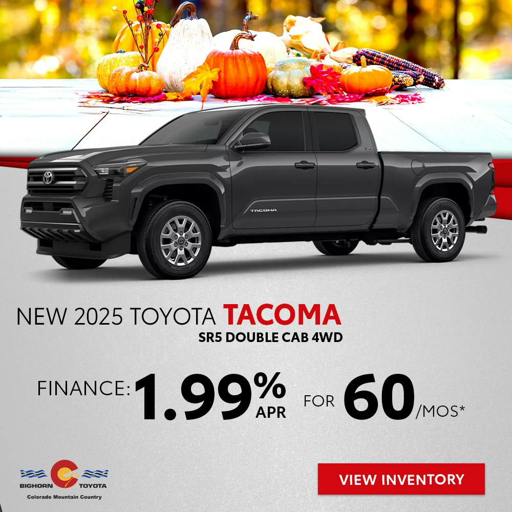 New 2025 Toyota Tacoma SR5 Double Cab 4WD
