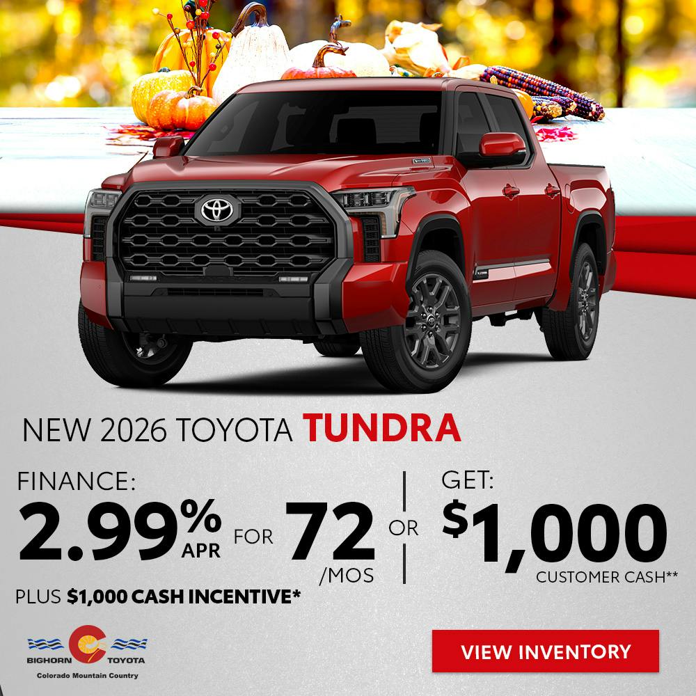 New 2026 Toyota Tundra