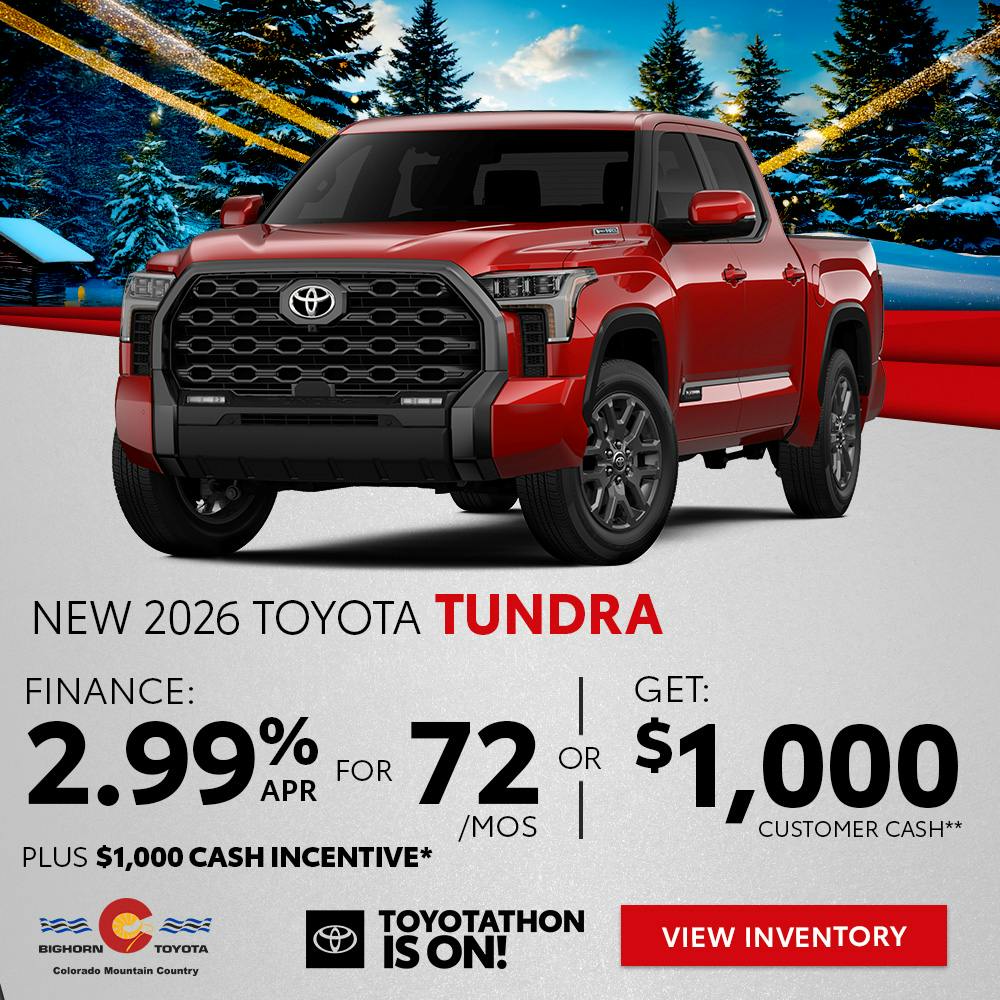 New 2026 Toyota Tundra