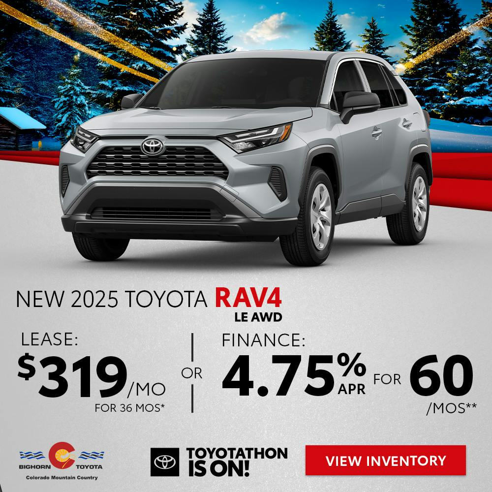 New 2025 Toyota RAV4 LE AWD