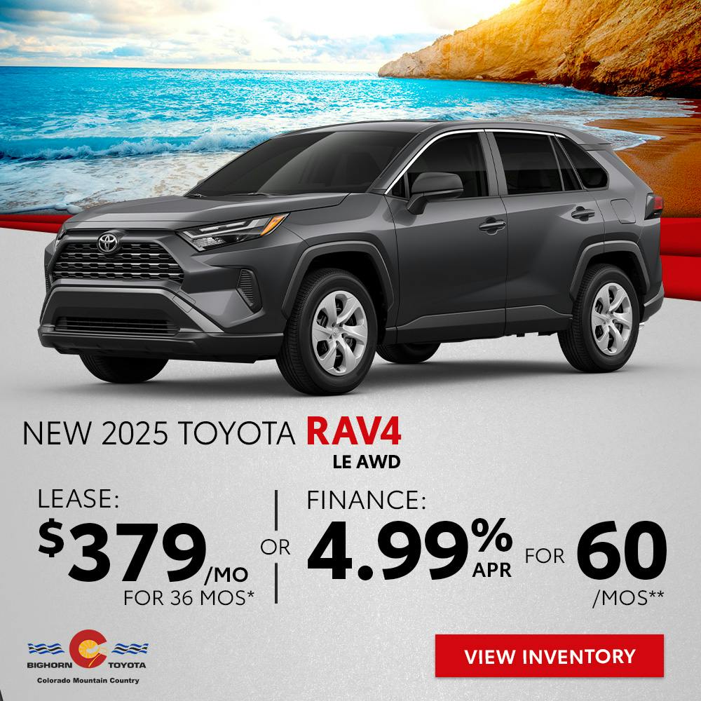 New 2025 Toyota RAV4 LE AWD