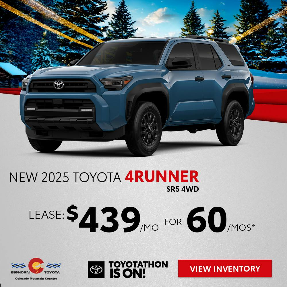 New 2025 Toyota 4Runner SR5 4WD