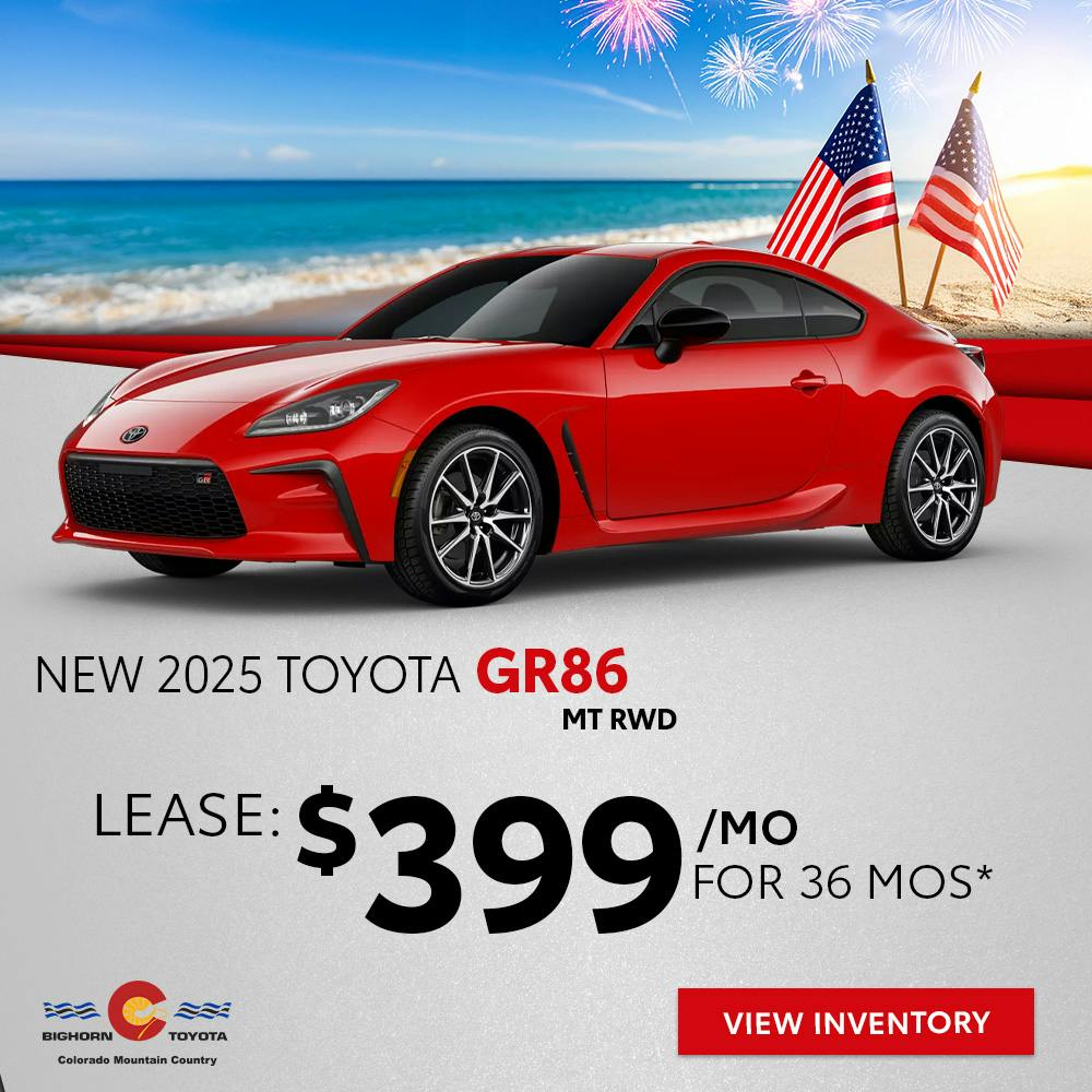 New 2025 Toyota GR86 MT RWD