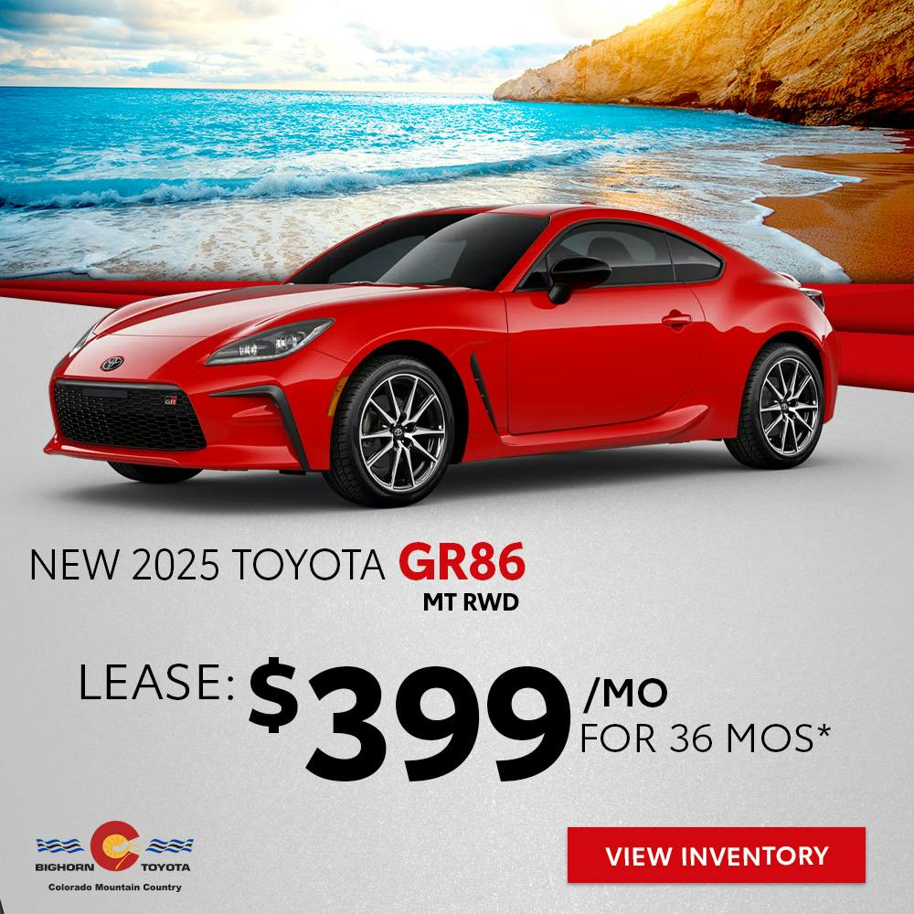 New 2025 Toyota GR86 MT RWD